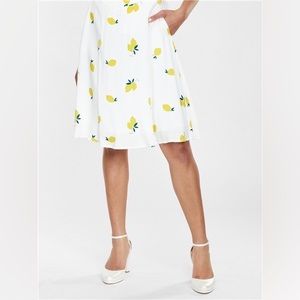 ModCloth x Collectif Ornella Lemons Skirt